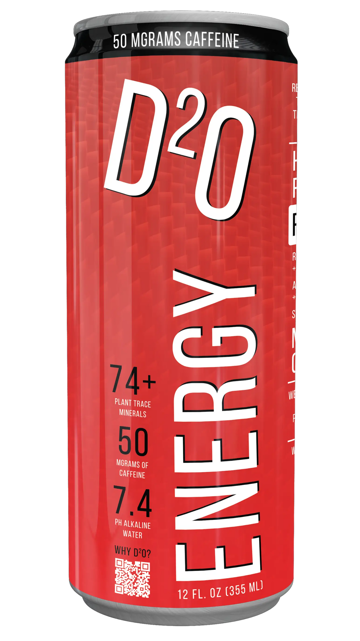 D2O (Blvck Cherry) Energy Drink – DrinkD2O